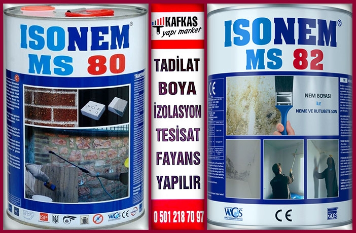 Isonem Sivi Cam Liquid Glass Seffaf Izolasyon Volkan Boya Bodrum